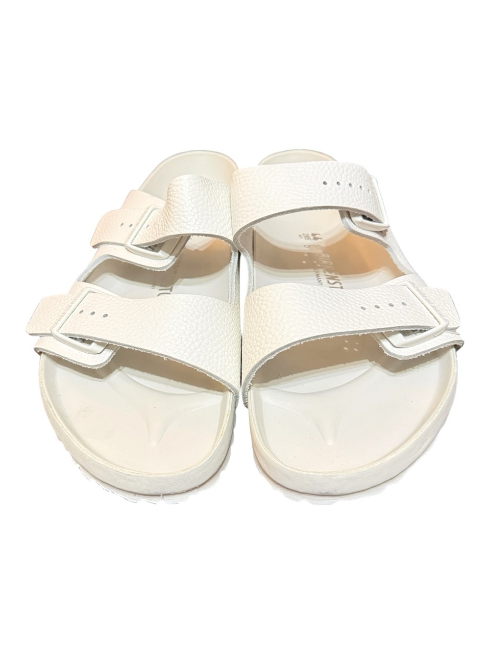 Birkenstock Arizona White Sandals Men’s 11 EU 44 Regular Fit NIB